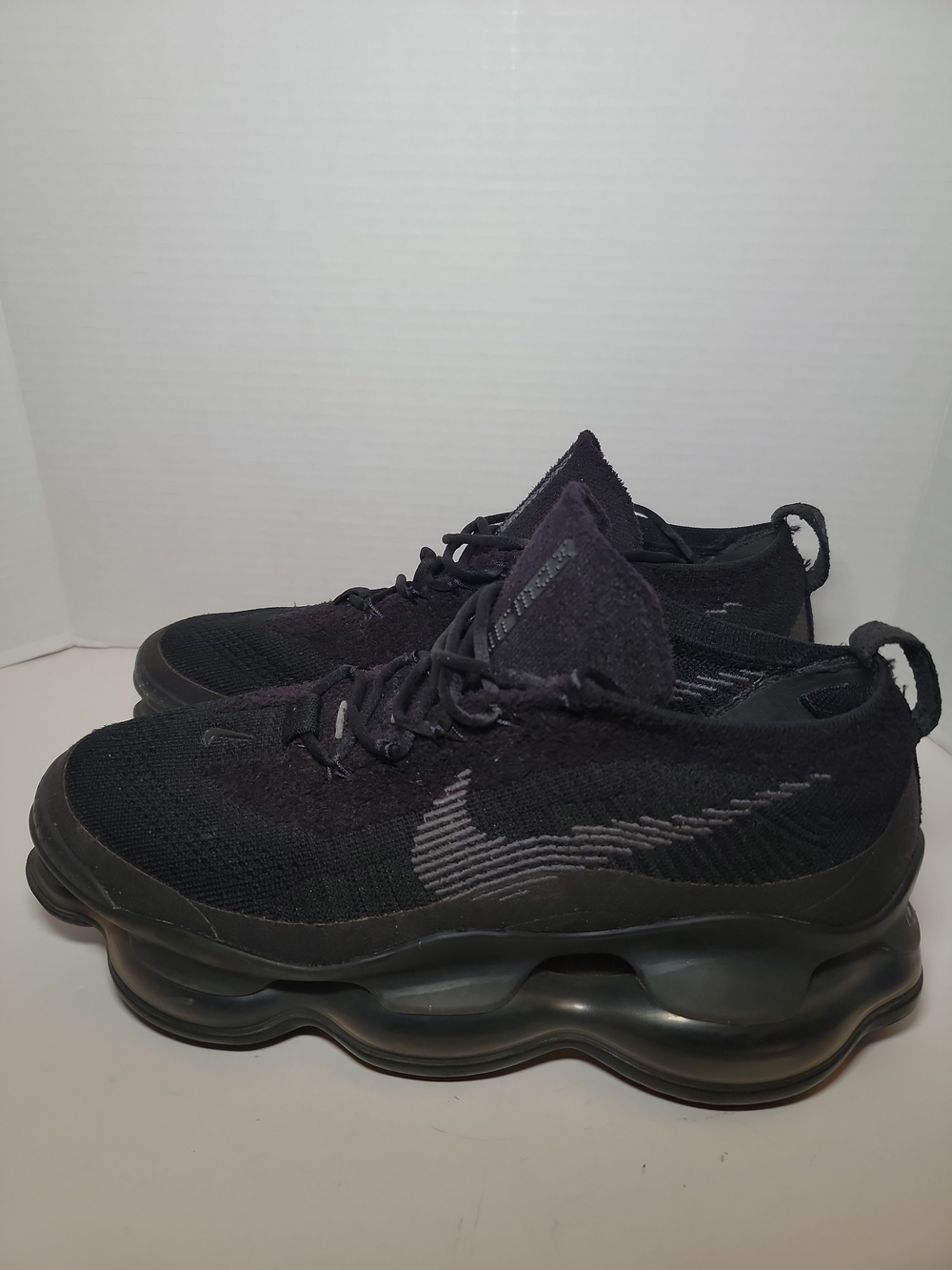 Nike Air Max Scorpion Flyknit Triple Black DJ4701 003 Men's Size 11